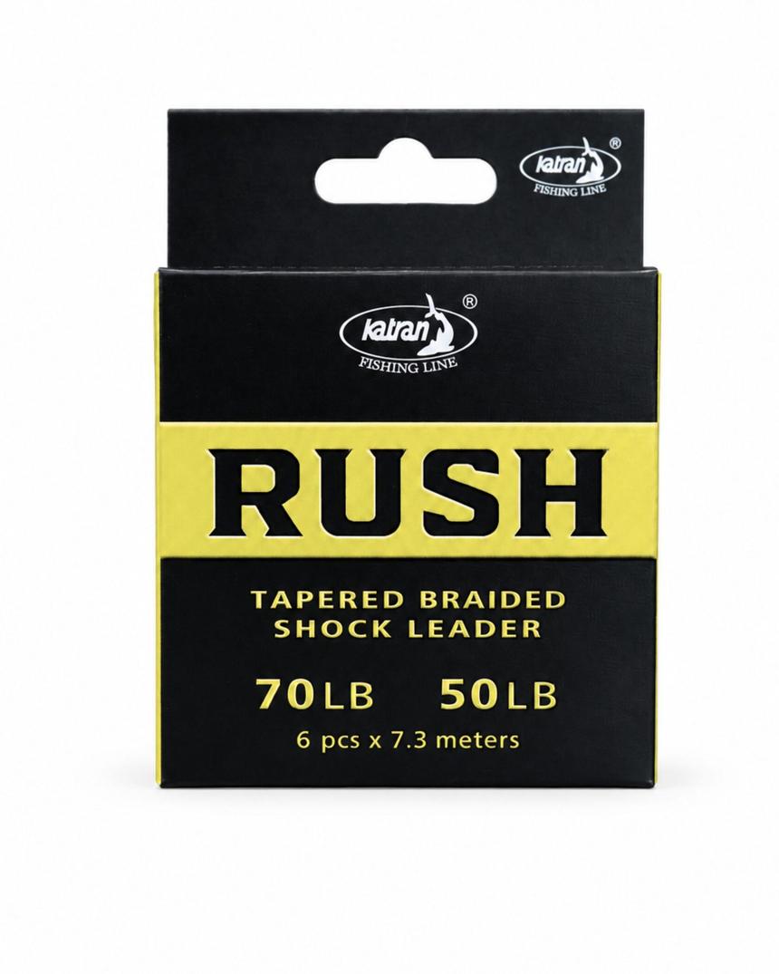 Katran RUSH tapered braided shock leader