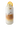 "The Base Beverage Cream Latte premix powder pouch next to a glass of iced cream latte topped with whipped cream and dried orange slice. A convenient way to enjoy creamy coffee flavor.