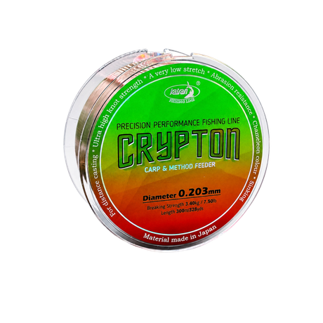 Katran fluorescent carp fishing line glowing under the W/B 460 PRO headlamp