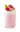 Milkshake powder base by The Base Beverage with pink drink topped with whipped cream and raspberry, certified Halal and HACCP