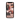 Mobile phone with photo of person typing on laptop