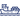  A dark blue outline icon of a cargo ship with shipping containers on its deck, sailing on wavy lines representing water.