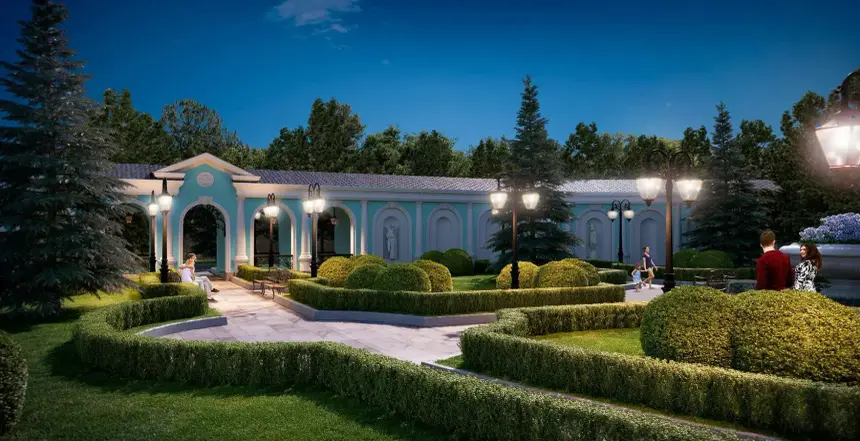 Клубный дом BIARRITZ — интерьер клубного дома