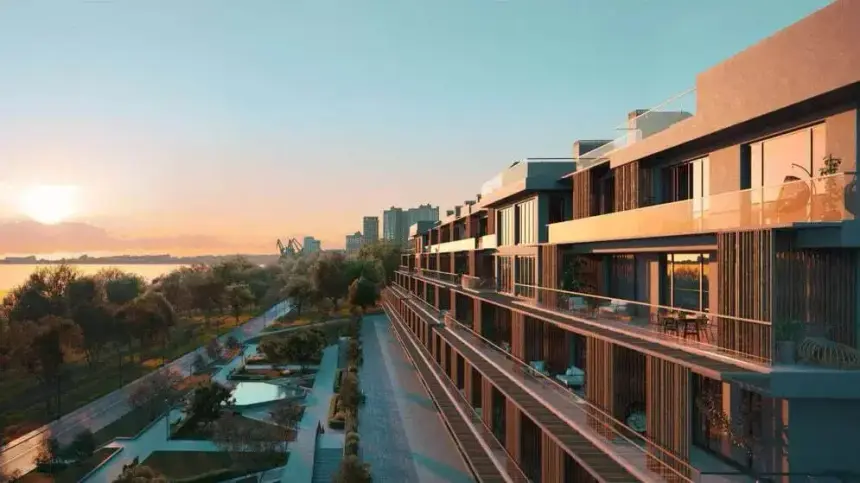 ЖК OZONE Residence — фото фасада и территории комплекса