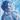 BLUE Rabbit of Love. Nft by artist VEL LY collection on KnownOrigin.