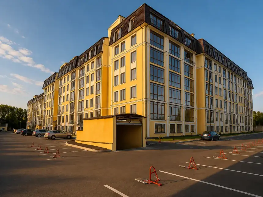 ЖК Club Marine — інтер'єр квартири з панорамними вікнами