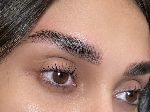 Brow lamination and lash lift