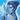 BLUE Rabbit of Luck. Nft by artist VEL LY collection on KnownOrigin.