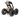 Robotic Pipe Crawler with Lifted Camera head and Extension Wheels