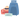 Illustration of a blue travel bag next to a red travel suitcase with a fedora hat placed on top of it