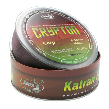 Katran fluorescent carp fishing line glowing under the W/B 460 PRO headlamp