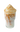 The Base Beverage Frappe premix powder pouch next to a glass of creamy blended frappe topped with whipped cream and caramel drizzle. A cold, smooth premix powder for dessert-style beverages.