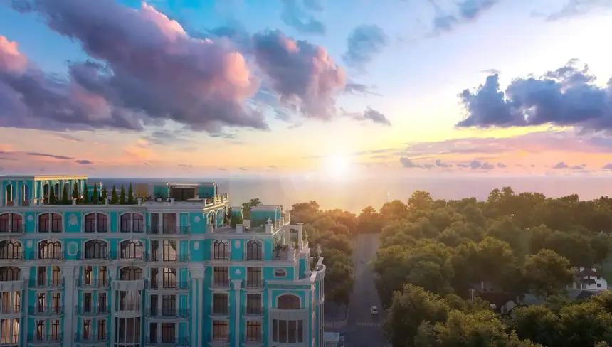 Клубный дом BIARRITZ — фото территории проекта