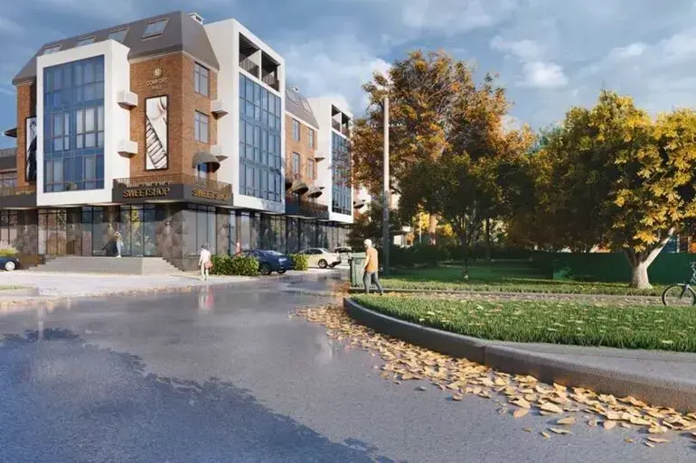 ЖК Comfort Hall — фасад и окна клубного дома